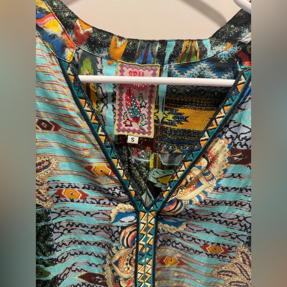 Johnny Was Multicolor Patterned Tunic - Picture 2 of 4